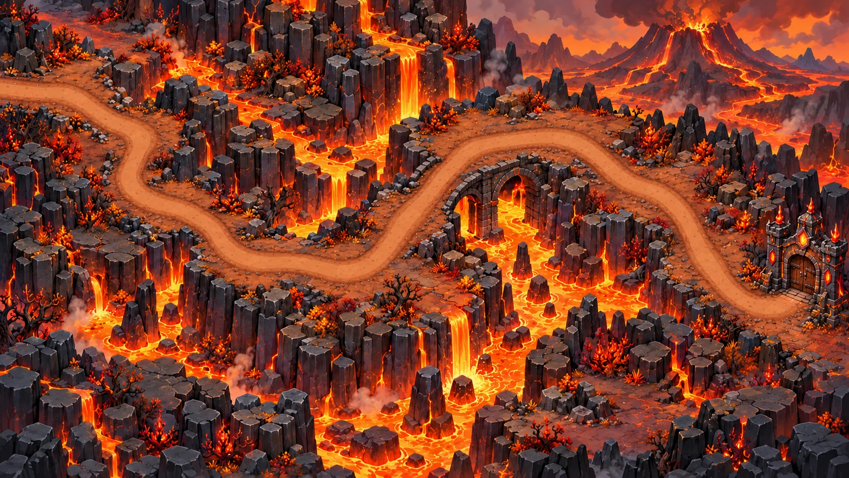 Volcanic Heights: Varcano campaign artwork